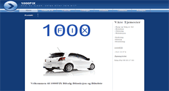 Desktop Screenshot of 1000fix.no